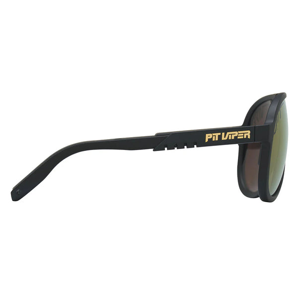Pit Viper The Jethawk HDPV - Exec Gold | Fahrradbrille Fliegerbrille Pornobrille Auf und Davon Outdoor Equipment