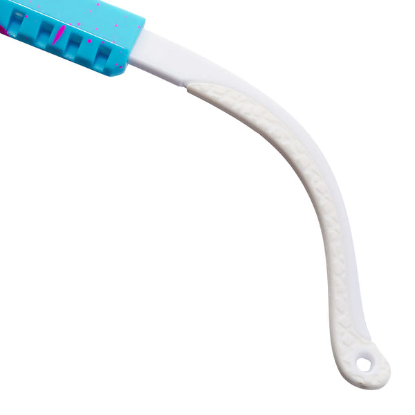 pit viper The Originals 2.0 Regular HDPV - Gobby | Fahrradbrille Laufbrille schnelle Brille polarisiert blau pink Auf und Davon Outdoor Equipment