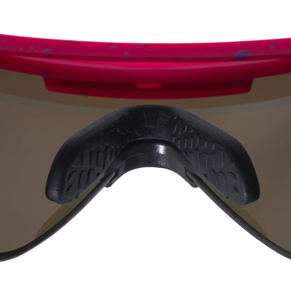pit viper The Originals 2.0 Regular HDPV - Radical | Fahrradbrille pink orange gesprenkelt Laufbrille schnelle Brille Auf und Davon Outdoor Equipment