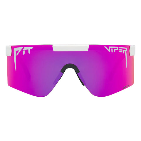 Pit Viper The Originals 2.0 Wide - Miami Nights Pink | Fahrradbrille Laufbrille rosa kratzfest schnelle Brille Auf und Davon Outdoor Equipment