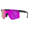 pit viper The Originals 2.0 Wide HDPV - Exec Pink Fahrradbrille polarisiert schnelle Brille Laufbrille schwarz pink Auf und Davon Outdoor Equipment