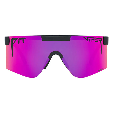 pit viper The Originals 2.0 Wide HDPV - Exec Pink Fahrradbrille polarisiert schnelle Brille Laufbrille schwarz pink Auf und Davon Outdoor Equipment