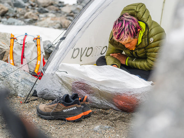scarpa Rapid XT GTX Women's | Zustiegsschuhe Wanderschuhe Trailrunning birch-coral Auf und Davon Outdoor Equipment