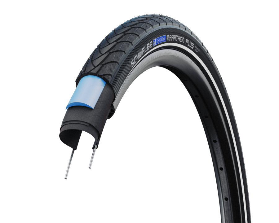 Schwalbe Marathon Plus 28" 40-635 (28x1 1/2) Drahtreifen unplattbar Auf und Davon Outdoor Equipment