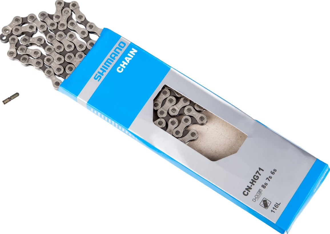shimano Kette CN-HG71 6-/7-/8-fach 138 Glieder Fahrradkette Auf und Davon Outdoor Equipment