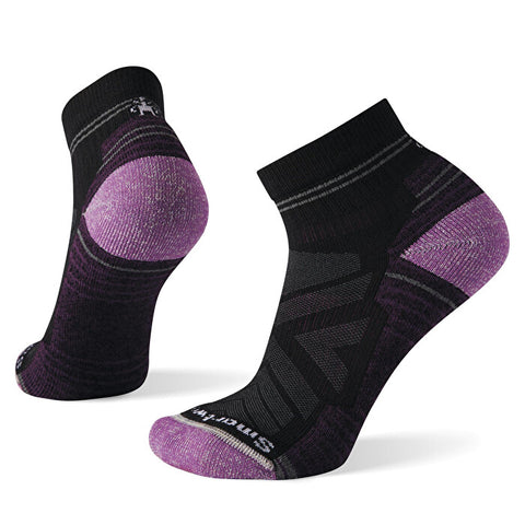 Smartwool Hike Light Cushion Ankle Socks - Damen black Merino Wandersocken knöchelhoch Auf und Davon Outdoor Equipment