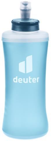 deuter Streamer Flask II 500ml Laufflasche blau Auf und Davon Outdoor Equipment