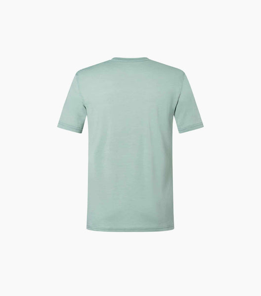super.natural Men's Bicycle Nomad Tee | Merino T-Shirt chinoisgreen blueberry Aud und Davon Outdoor Equipment
