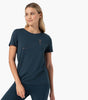 super.natural Women's Bergglück Tee Merino T-Shirt Blueberry/Copper Merino T-Shirt Damen Auf und Davon Outdoor Equipment