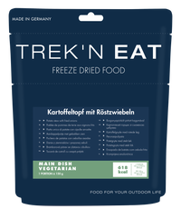 Trek'n'eat Kartoffeleintopf mit Röstzwiebeln | Outdoor Essen gefriergetrocknete Mahlzeit Auf und Davon Outdoor Equipment