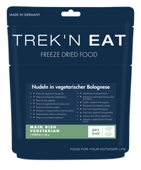 trek `n eat Nudeln in vegetarischer Bolognese | Outdoor Essen gefriergetrocknete Mahlzeit Auf und Davon Outdoor Equipment