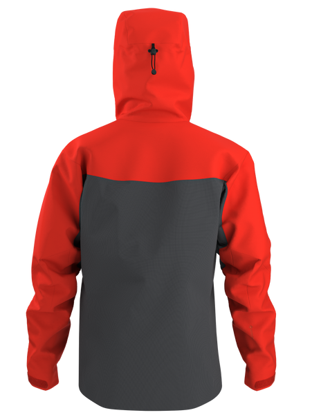Arcteryx Alpha Jacket Men's dynasty/dk grey Hybrid Jacke rot/grau Auf und Davon Outdoor Equipment