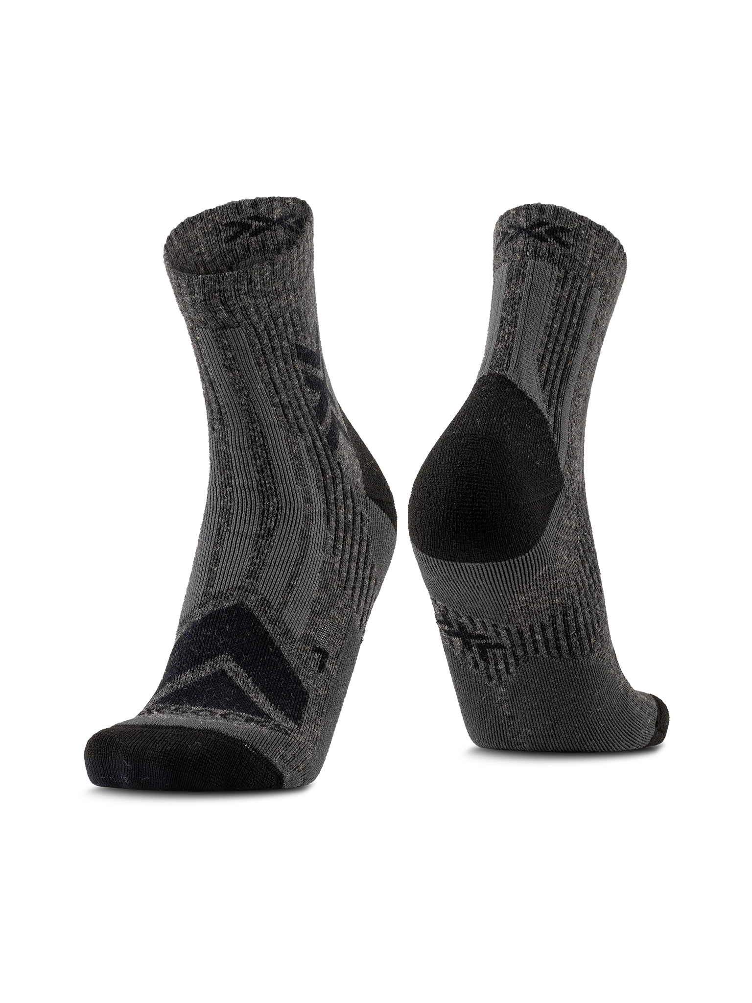 X-BIONIC X-Socks Hike Perform Merino Ankle | Wandersocken Performance Socken schwarz grau Auf und Davon Outdoor Equipment