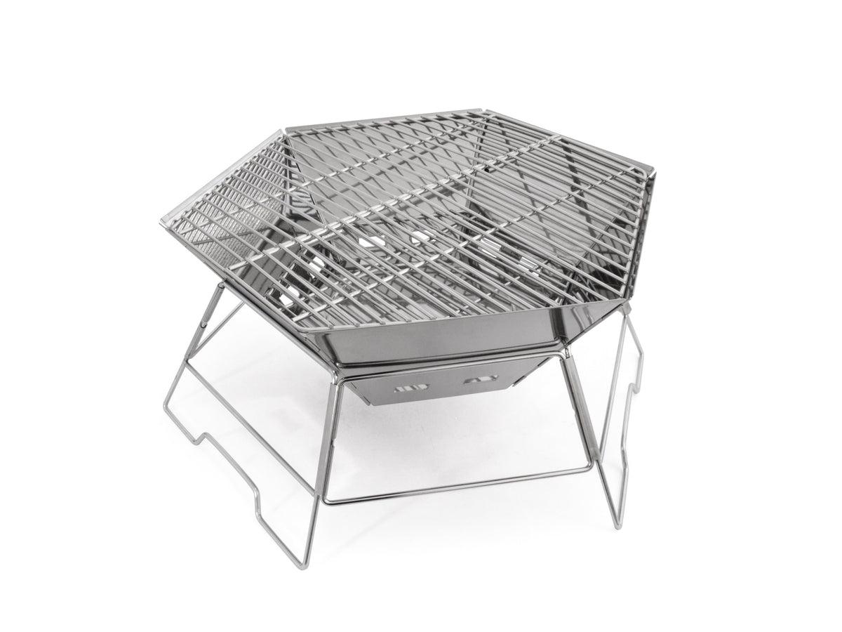 Origin Outdoors Grill- und Feuerschale 'Hexagon' - Auf und Davon | Outdoor Equipment