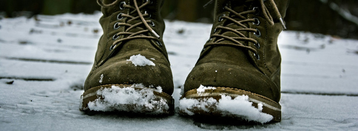 Wintersocken: warme Füße im Schnee