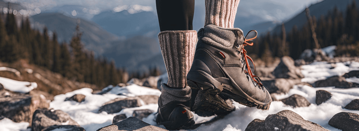 Doppellagige Wandersocken