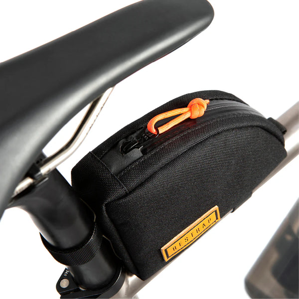 RESTRAP Rear Top Tube Bag 1L black Fahrradtasche Auf und Davon Outdoor Equipment