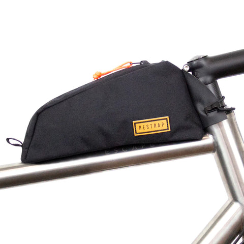 RESTRAP Bolt-On Top Tube Bag 0.8L black Fahrradtasche Oberrohrtasche Auf und Davon Outdoor Equipment