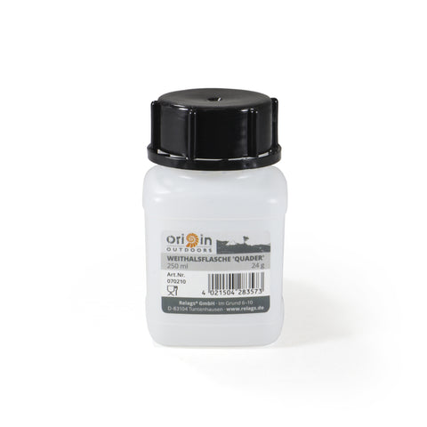 Origin Outdoors Weithalsflasche 'Quader' 250ml Vorratsdose Aufbewarungsdose Aufbewahrungsflasche - Auf und Davon | Outdoor Equipment