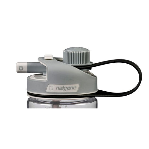 Nalgene Deckel 'Multi Drink' grau Schraubdeckel für Weithalsflaschen Auf und Davon Outdoor Equipment