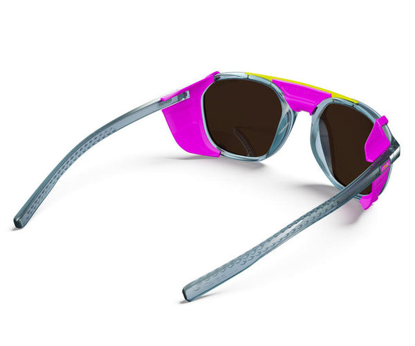 Julbo SLACK COVER Spectron 4 | Gletscherbrille blau rosa Sportsonnenbrille