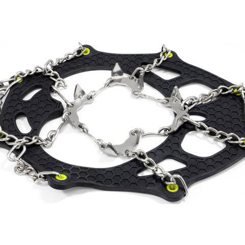 Origin Outdoors Schuhketten Grip Professional mit Edelstahl-Spitzen und Elastomer-Gummi in Wabenstruktur
