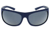 INVU Sportbrille - A2106B rubb. blue polarisiert kratzfest flexibel helmtauglich Auf und Davon Outdoor Equipment