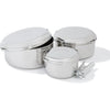 Alpine 4 Pot Set Campingtöpfe Camping Topfset mit Deckel und Griff Campingpfanne - Auf und Davon | Outdoor Equipment