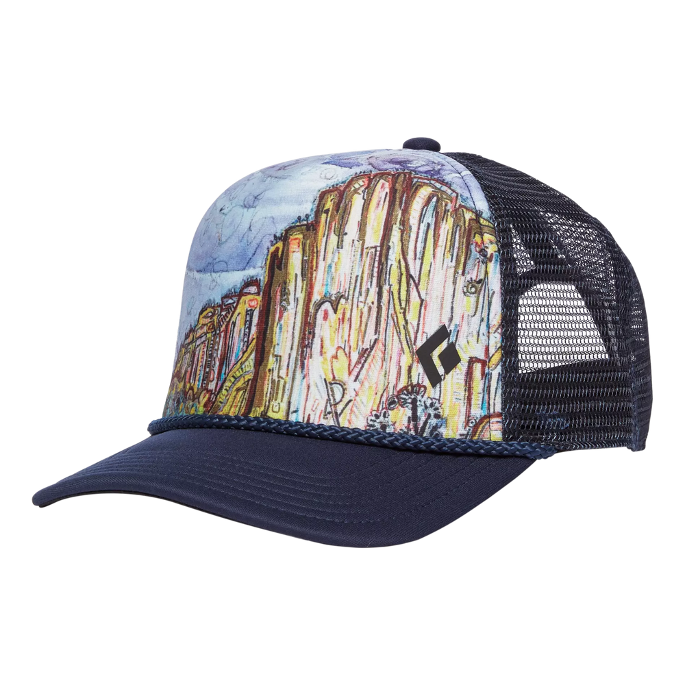 Flat Bill Trucker Hat