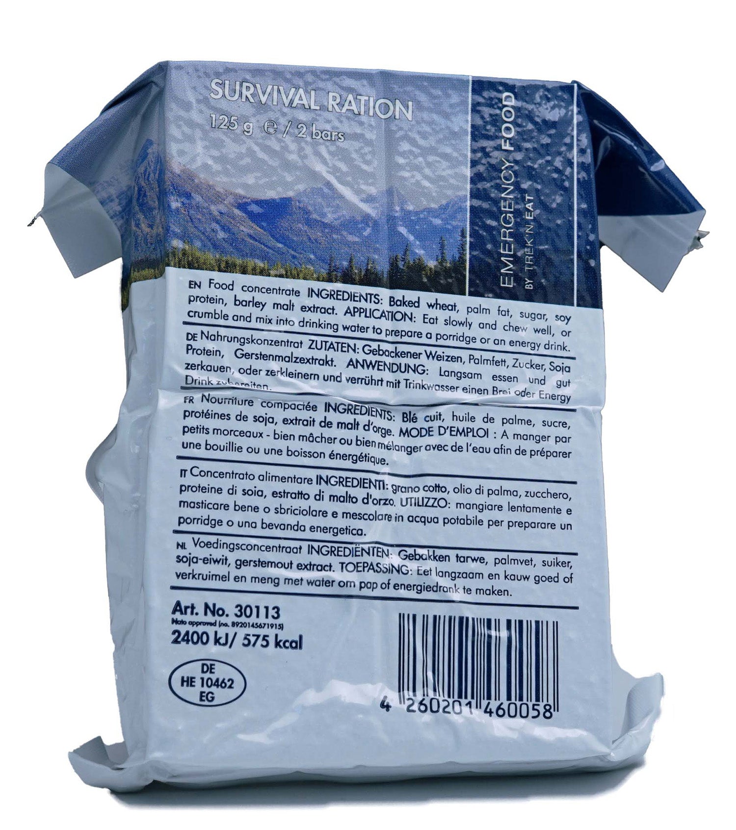 Emergency Food - Survival Ration 125g