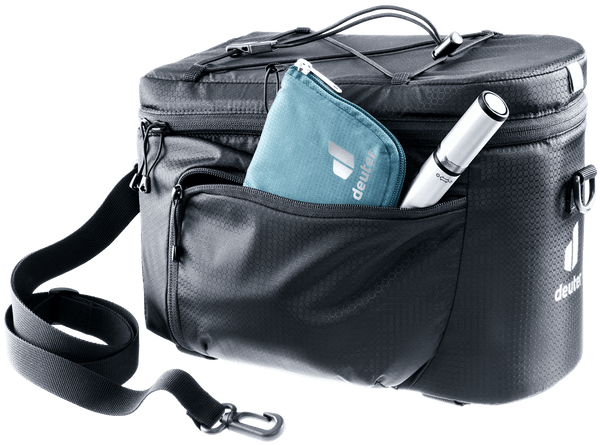 deuter Rack Bag 10 black Gepäckträgertasche Auf und Davon Outdoor Equipment