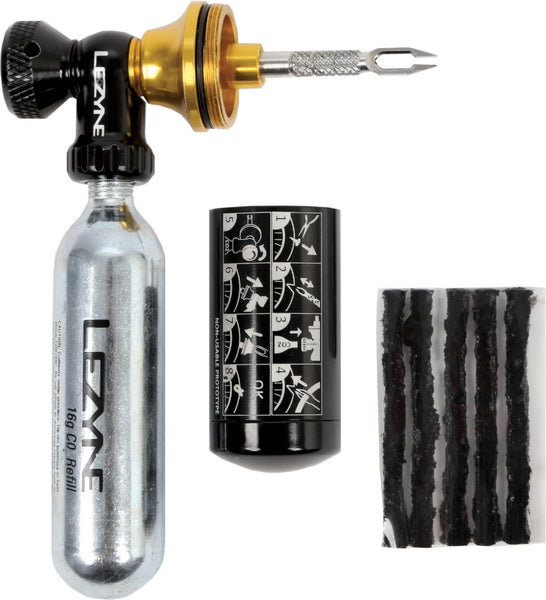 Lezyne Tubeless CO2 Blaster inkl. zwei CO2 Kartuschen Auf und Davon Outdoor Equipment