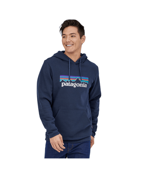 Patagonia P-6 Logo Uprisal Hoody - Unisex | Kapuzenpullover new navy Fairtrade Hoodie Auf und Davon Outdoor Equipment