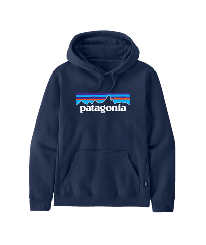 Patagonia P-6 Logo Uprisal Hoody - Unisex | Kapuzenpullover new navy Fairtrade Hoodie Auf und Davon Outdoor Equipment