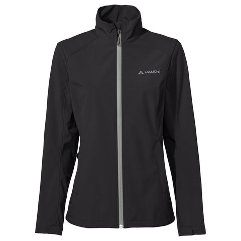 vaude Women's Hurricane Jacket IV black uni Softshell Jacke Auf und Davon Outdoor Equipment