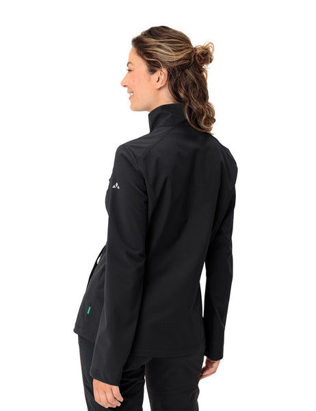 vaude Women's Hurricane Jacket IV black uni Softshell Jacke Auf und Davon Outdoor Equipment