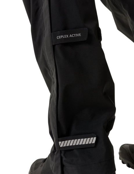 vaude Men's Yaras Rain Zip Pants IV black Herren Regenhose mit Reißverschluss Auf und Davon Outdoor Equipment
