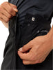vaude Men's Yaras Rain Zip Pants IV black Herren Regenhose mit Reißverschluss Auf und Davon Outdoor Equipment