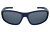 INVU Sportbrille - A2105B rubb. blue polarisiert flexibel kratzfest Auf und Davon Outdoor Equipment
