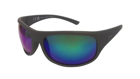 INVU Sportbrille - A2106K rubber grey. flex polarisiert kratzfest Auf und Davon Outdoor Equipment