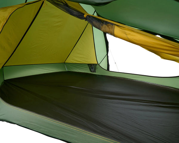 Nordisk Telemark 2.2 LW | 2-Personen Zelt Black Forest Green leichtes 2Personen Zelt Auf und Davon Outdoor Equipment