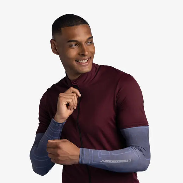 Buff Arm Sleeves Nexs Armlinge blue Auf und Davon Outdoor Equipment