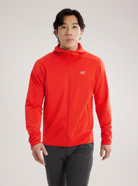 Arc'teryx Kyanite Lightweight Hoody Men's dynasty Fleecehoody Herren rot Auf und Davon Outdoor Equipment