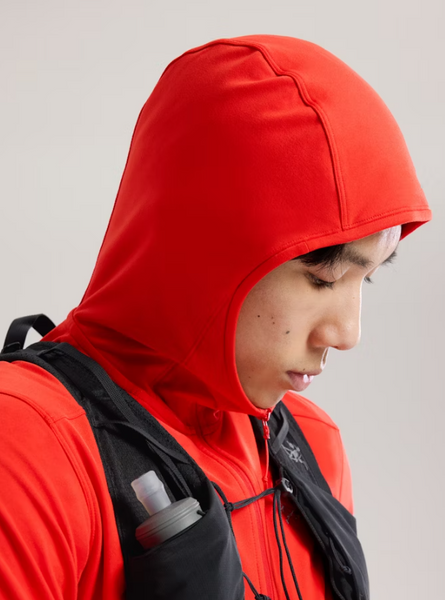 Arc'teryx Kyanite Lightweight Hoody Men's dynasty Fleecehoody Herren rot Auf und Davon Outdoor Equipment