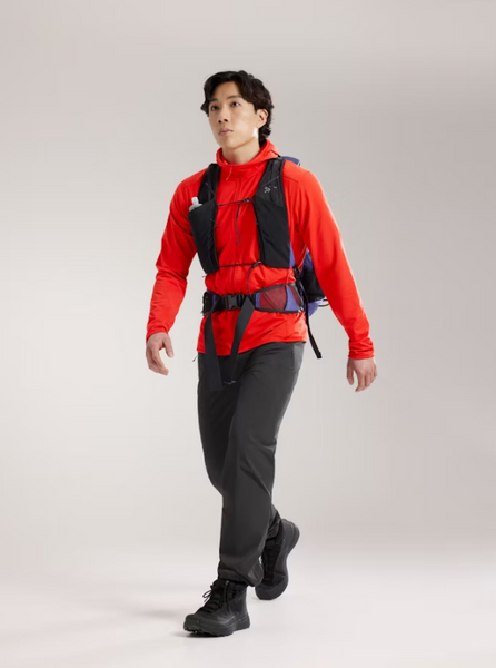Arc'teryx Kyanite Lightweight Hoody Men's dynasty Fleecehoody Herren rot Auf und Davon Outdoor Equipment