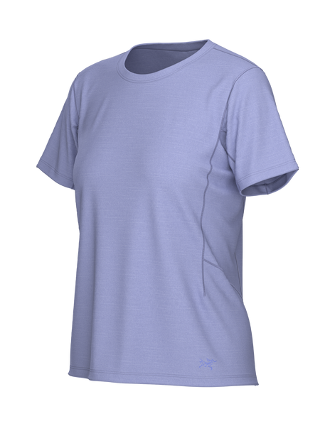 Arcteryx Lana Merino Wool Crew Shirt Women's moonstone Funktionsshirt Auf und Davon Outdoor Equipment