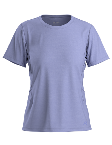Arcteryx Lana Merino Wool Crew Shirt Women's moonstone Funktionsshirt Auf und Davon Outdoor Equipment