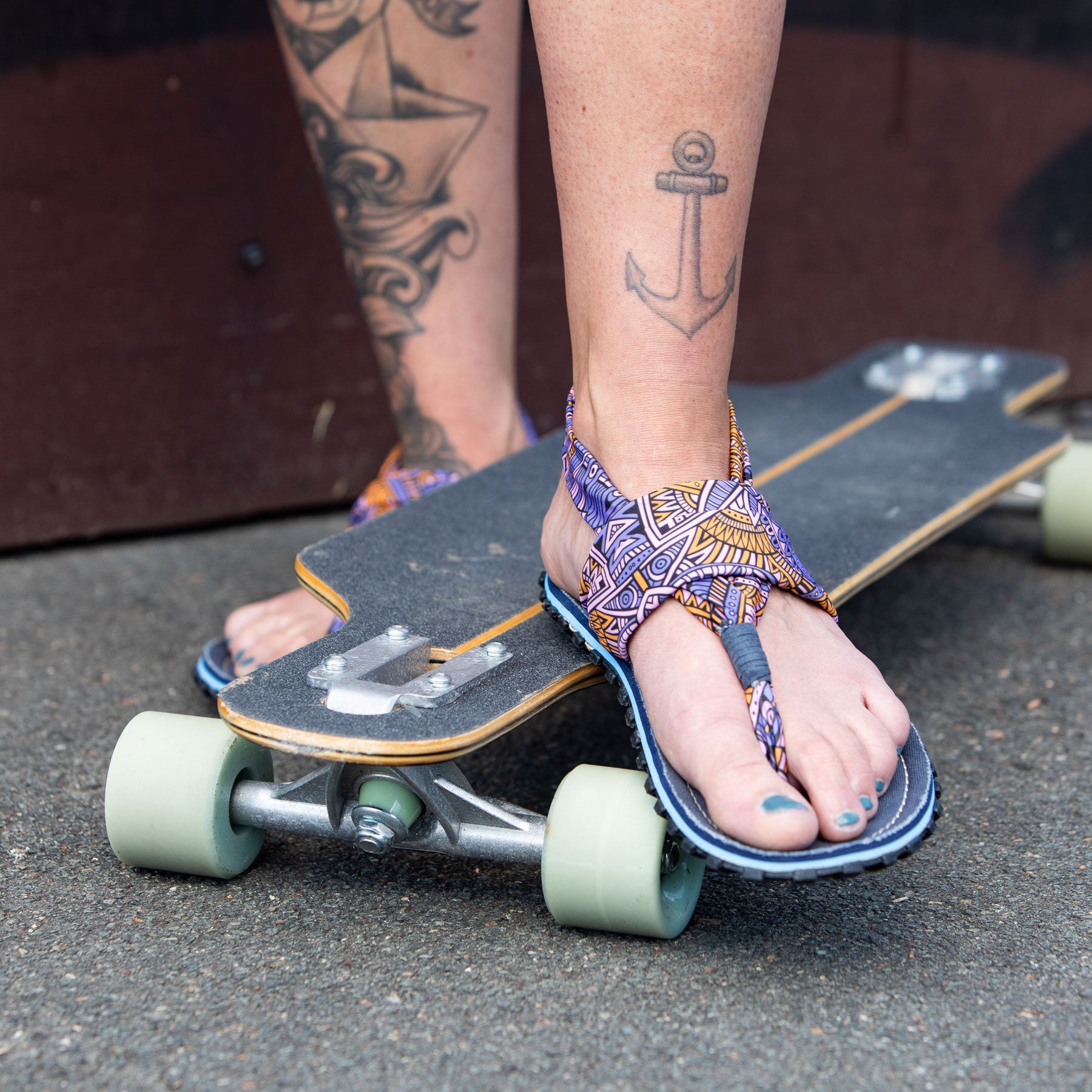 Slingback Freizeitsandale - Aztec