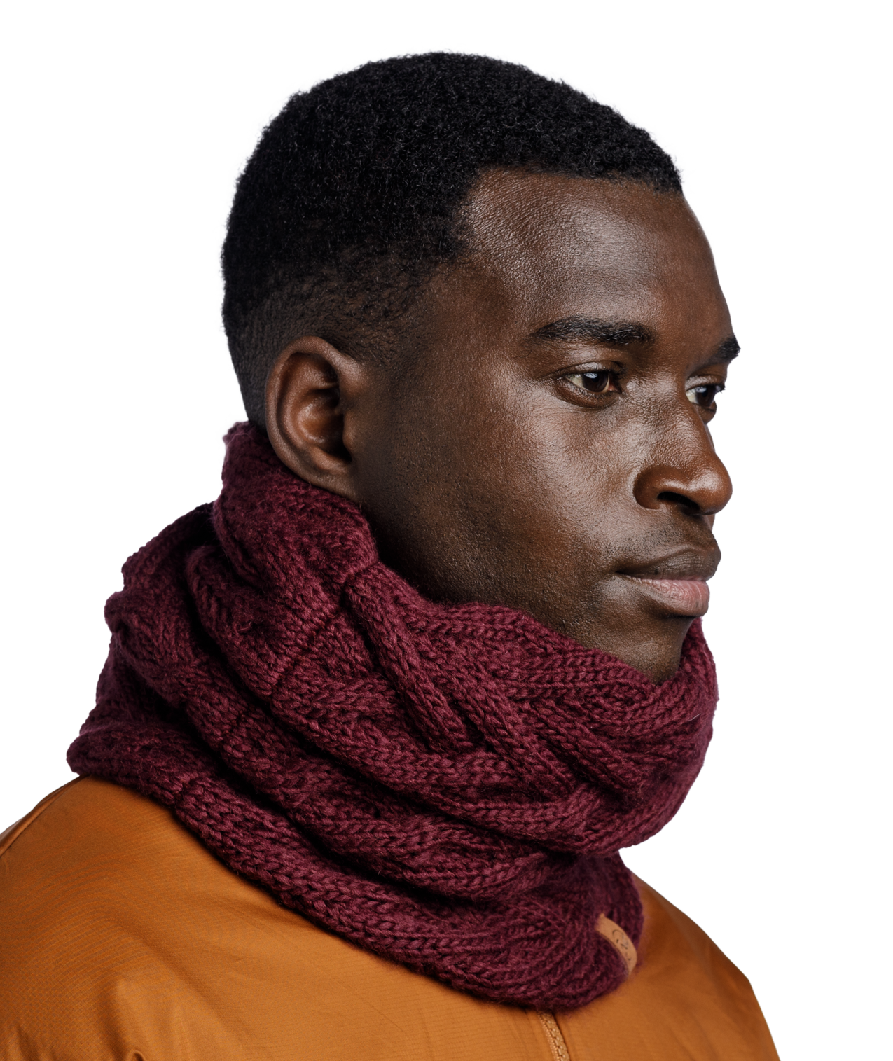 Knitted & Fleece Neckwarmer Caryn