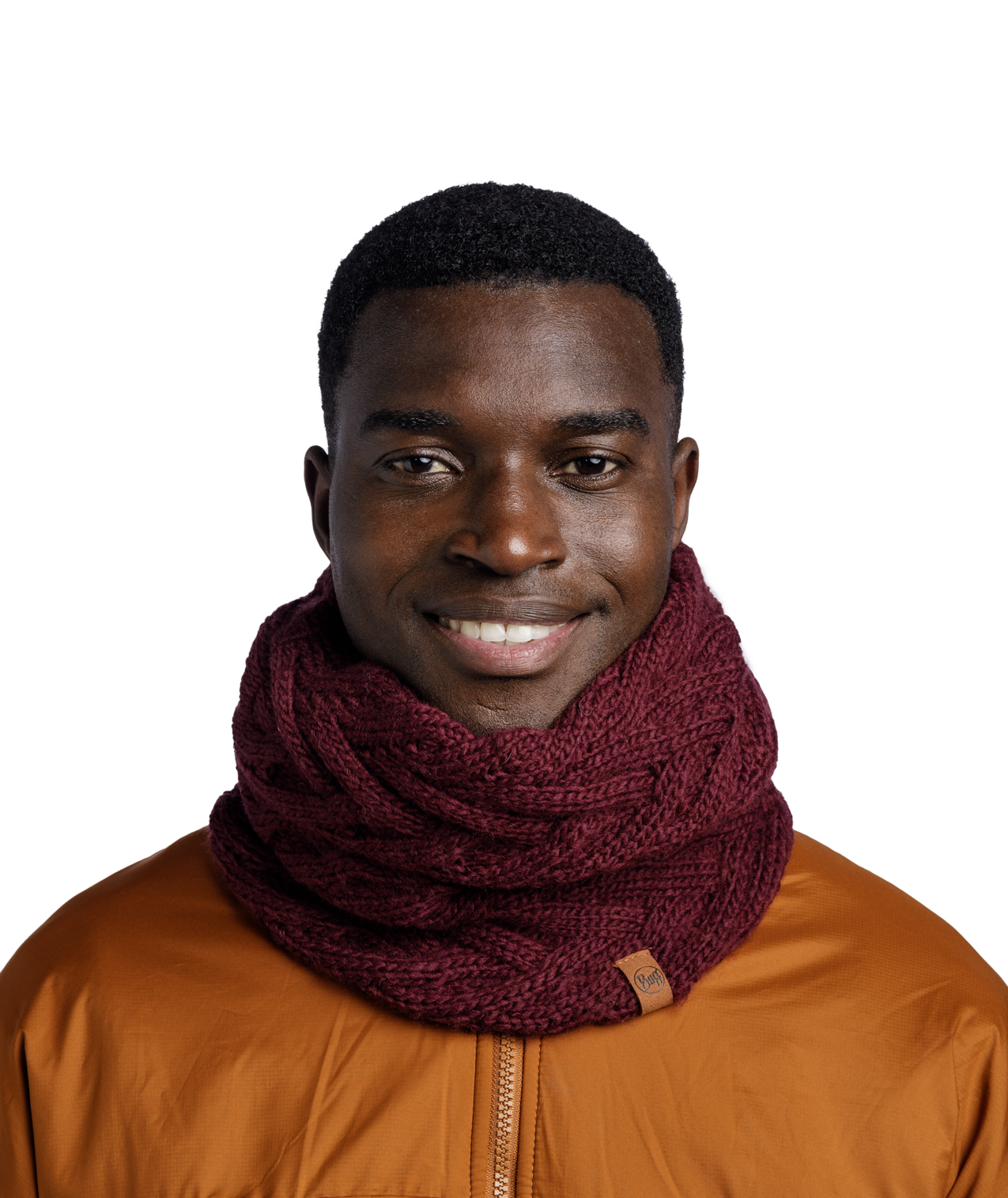 Knitted & Fleece Neckwarmer Caryn